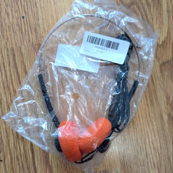 Orange and Black Headphones - Picture 1 of 2